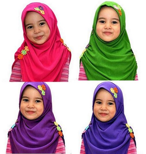Madingas vaikų hidžabas
