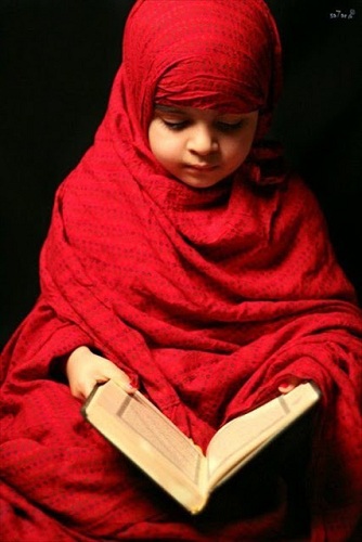 Vaikų maldos hidžabas