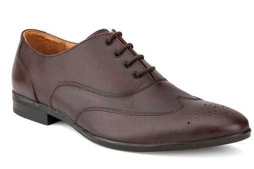 Dayanıklı Kahverengi Oxford Brogues