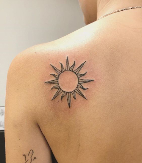 Genties saulės tatuiruotės 3