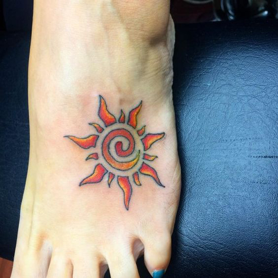 Genties saulės tatuiruotės 5