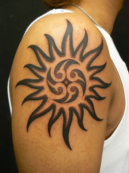 Genties saulės tatuiruotės 6