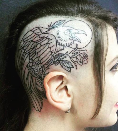 Galvos tatuiruotės moterims ir vyrams 4