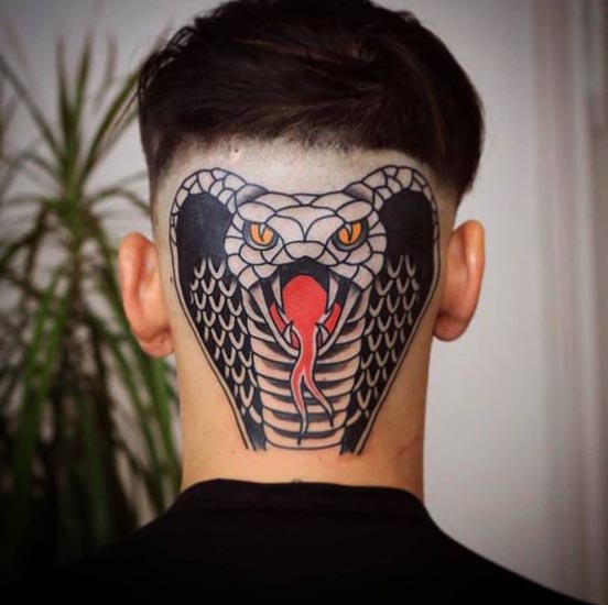 Moterų ir vyrų galvos tatuiruotės 5