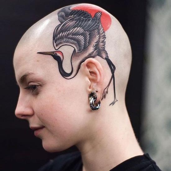 Galvos tatuiruotės moterims ir vyrams 6