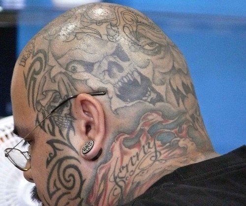 Visos galvos tatuiruotės