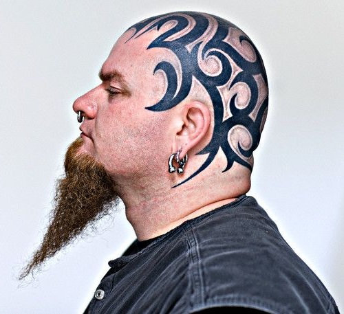 Genties galvos tatuiruotės