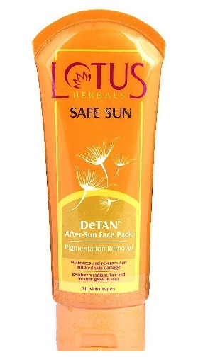 Lotus Herbals Safe Sun De-Tan Yüz Paketi