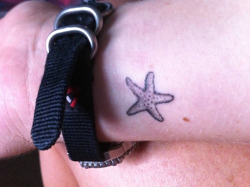 Mažo vandenyno žvaigždžių tatuiruotės dizainas