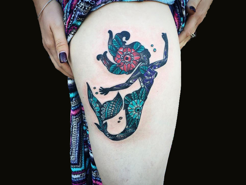 Stulbinantys vandenyno tatuiruočių dizainai