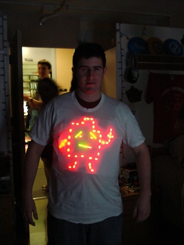 DIY LED T Gömlek