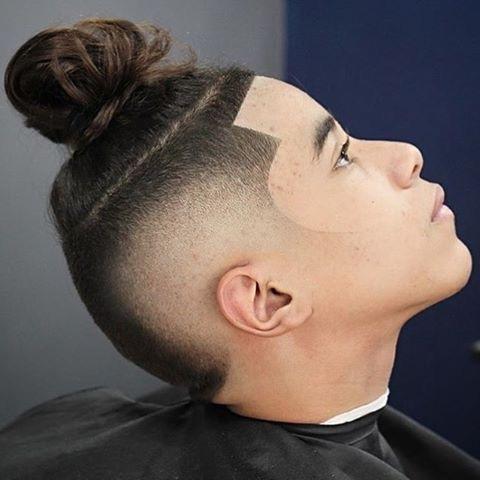 „Man Bun Fade“