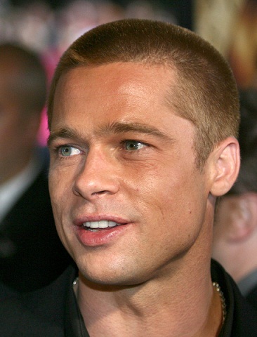 makyajsız brad pitt