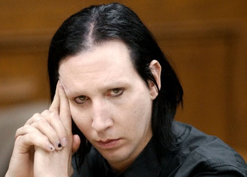 Marilyn Manson be makiažo 5