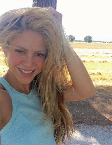 Shakira'nın Makyajsız Resimleri