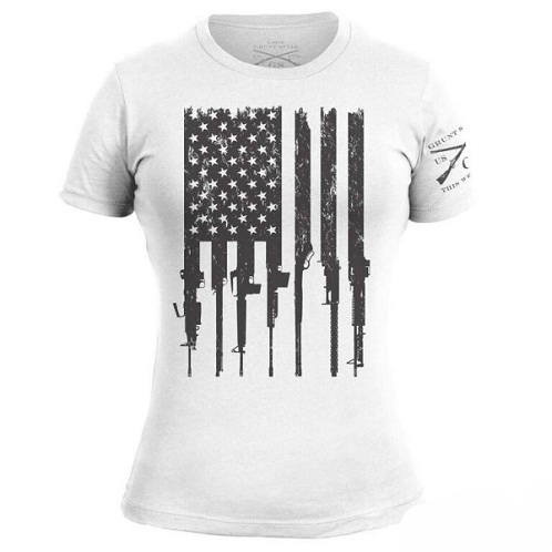 Askeri Tarzı Amerikan T Shirt