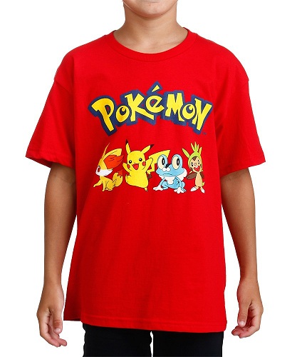 Yarım Kollu Pokémon Tişörtleri