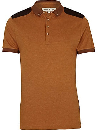 Omuz Yamalı Polo T-Shirt