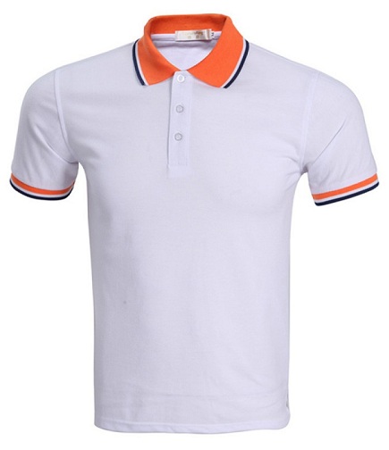 Kontrast Renkli Yaka Polo T-Shirt