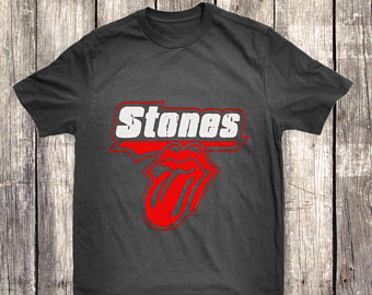 Grupės „Rolling Stones“ marškinėliai vyrams