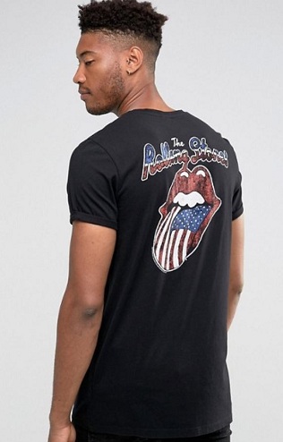 „Rolling Stones“ sporto salės vyriški marškinėliai