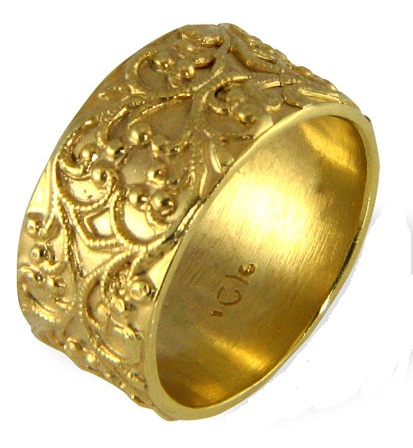 Filigraninis senovinis auksinis žiedas