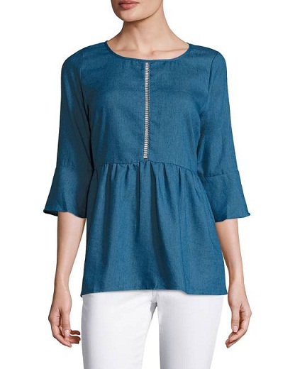 Bayan Ankastre Denim Tunik
