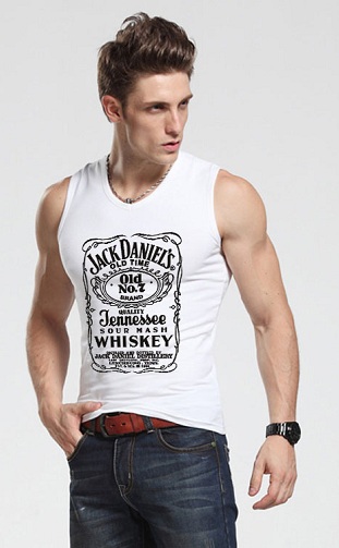 Vyriški Jack Daniel marškinėliai be rankovių: