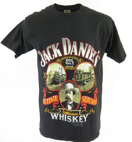 Vintage Jack Daniel Üniseks Tişört