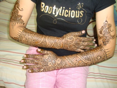 Shingar nuotakos Mehendi