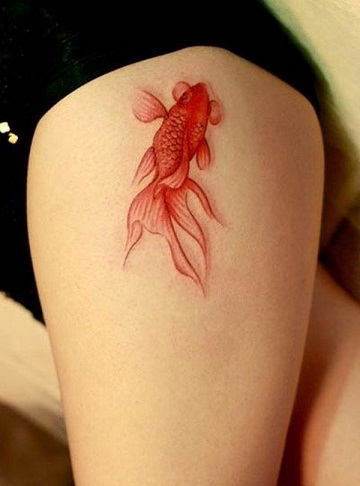 raudonos tatuiruotės dizainas