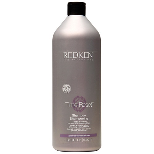 „Redken time reset“ šampūnas senstantiems plaukams