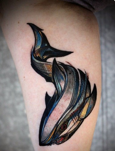 Maorių ryklių tatuiruotė