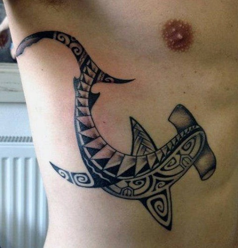 Genties ryklių tatuiruotė