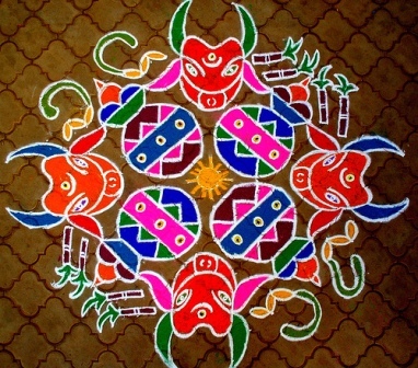 Sankranthi Rangoli Tasarımları