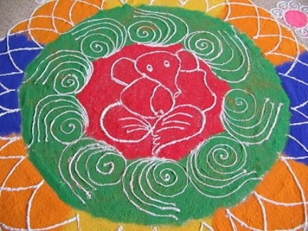 Fırsat İçin Rangoli Tasarımları