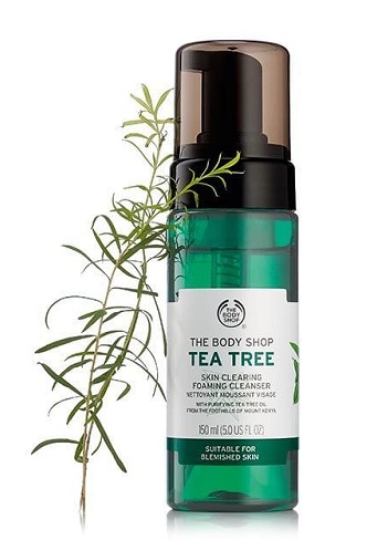 Arbatmedžio ir žaliosios arbatos veido prausiklis