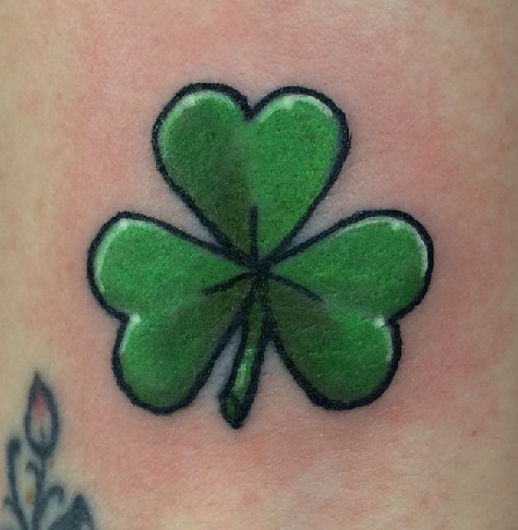 Paprastas „Shamrock Tattoo“ dizainas