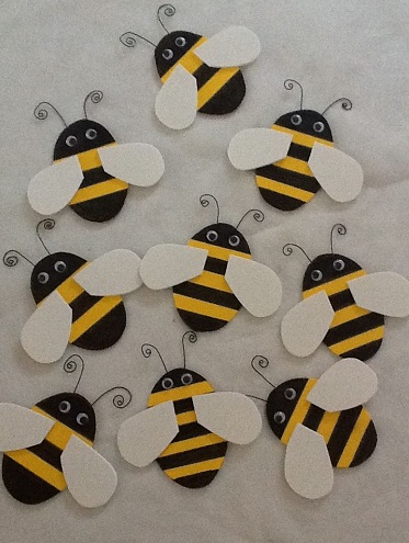 Bumble Bee Siyah Köpük El Sanatları
