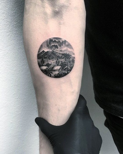 Kūrybinių apvalių tatuiruočių idėjos