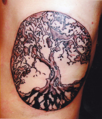 Gluosnio medžio tatuiruotė