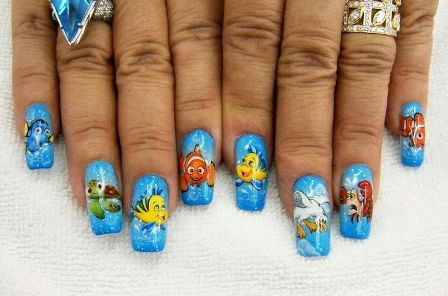 Disney Küçük Deniz Kızı Çivileri ve Bulma Nemo Çivileri