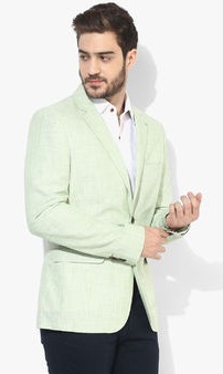 Vyriška „Louis Philippe Sports Green Solid Blazer“ striukė