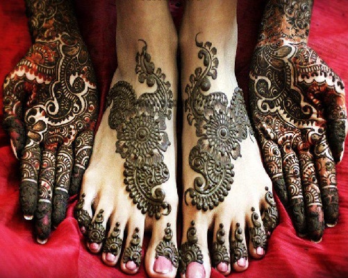 Özel El ve Ayak Mehendi Tasarımları
