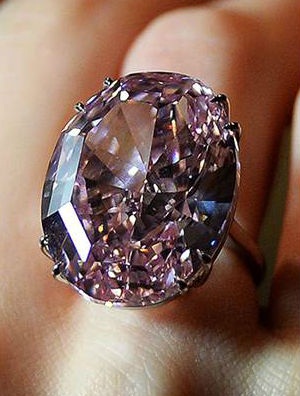Tikras rožinės panteros didelis deimantinis žiedas