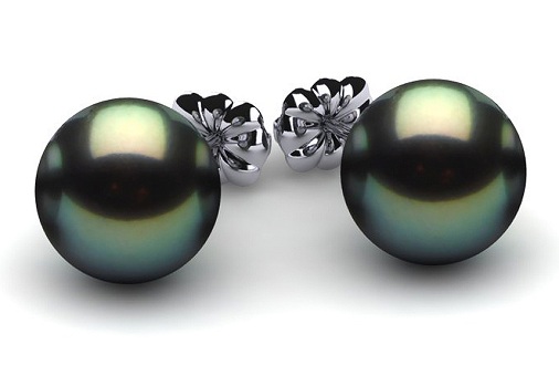 Tahitų perlų auskarai