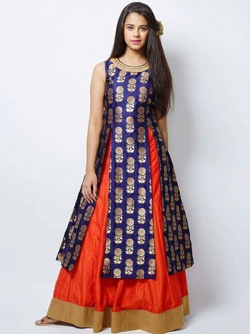 „Indo Western Long Frock“