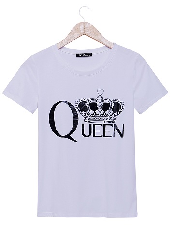 Moteriški karalienės marškinėliai
