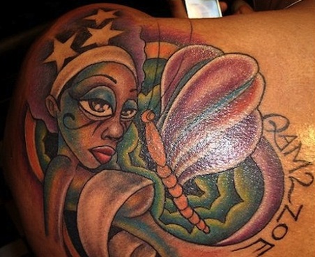 Spalvingos tatuiruotės juodaodžiams