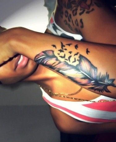 Gamtos įkvėptas tatuiruočių dizainas juodaodžiams